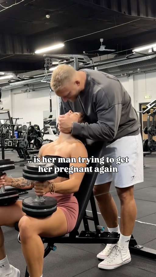 do you think he knows how many reps I did? 😂