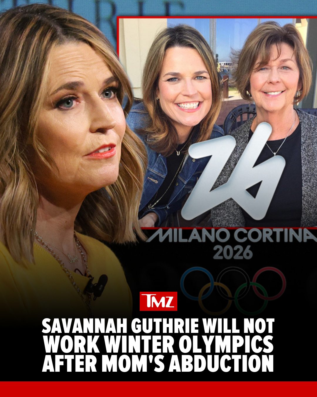 Savannah Guthrie's completely focused on her personal life after her mother was abducted from her Arizona home ... so, she's stepping back from Winter Olympics coverage. 🙏🏻

Full story at the link in bio.