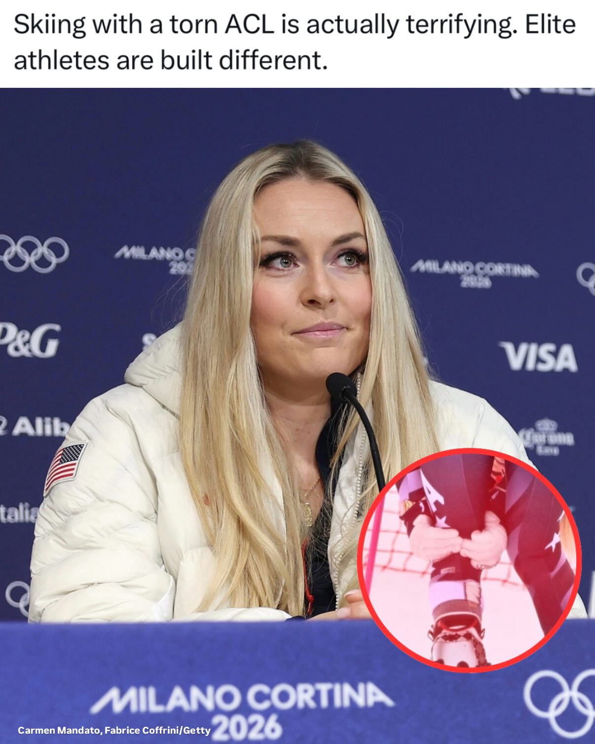 This might be more impressive than Jordan’s flu game 😳 NBC’s coverage of the Winter Olympics is presented by @delta