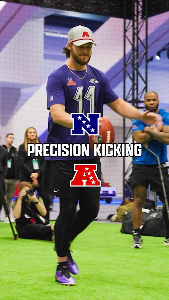 Precision kicking got a little heated 😂

Pro Bowl Games — 8pm ET on ESPN
Stream on @NFLPlus and ESPN App