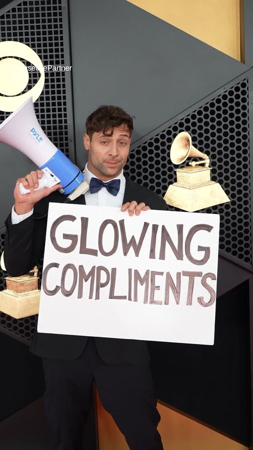 @benedictpolizzi surprised some of your favorite stars with @vaselinebrand glowing compliments 🌟 #ad #VaselineGrammys