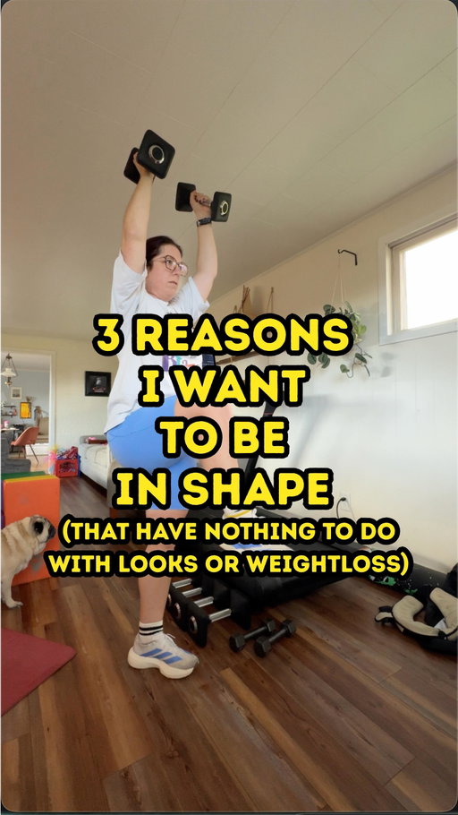 I think it’s called functional strength. Look it up 🙄
What are your reasons for getting or staying in shape?