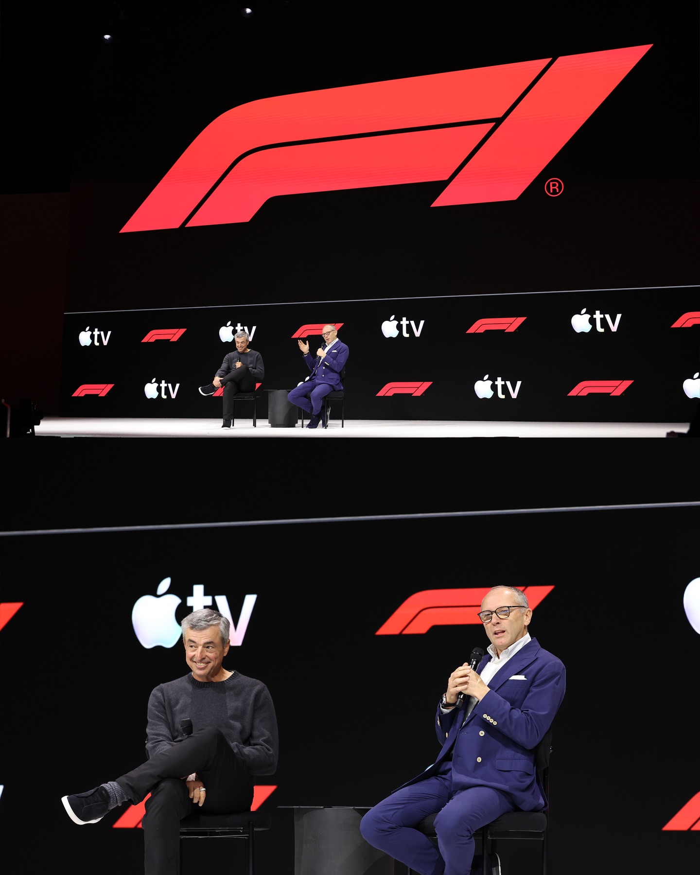A shared passion for innovation, excellence, and entertainment 🤝 @AppleTV

Our President and CEO Stefano Domenicali and Apple’s Senior Vice President of Services Eddy Cue discussed the success of @F1Movie and the excitement of the 2026 season, including our new U.S. broadcast partnership, at Apple TV’s Los Angeles event

#F1 #Formula1