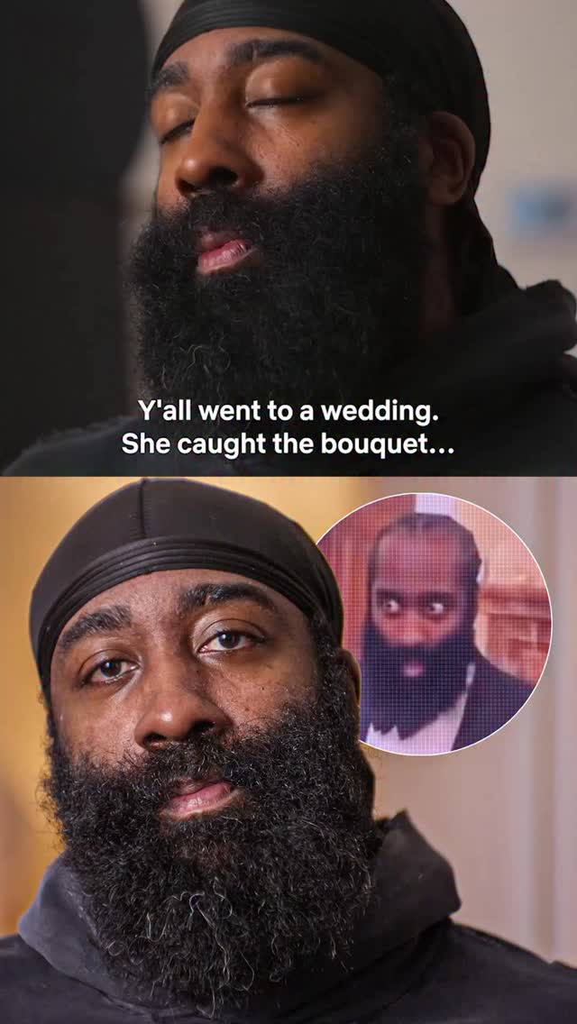 James Harden remembering the time his girlfriend Paije caught the bouquet at a wedding will always be funny 😂

📺 Starting 5: Season 2

#nba #jamesharden #clevelandcavaliers #laclippers #houstonrockets