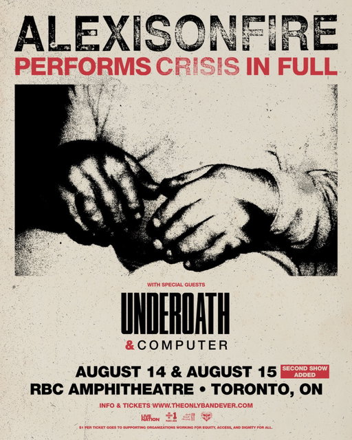 🚨Second show added!!!🚨

One night wasn’t enough…

AUGUST 15 (NEW show)
🎟️ ON-SALE at NOON on Ticketmaster.ca
password = CRISIS 

Get them before they’re gone