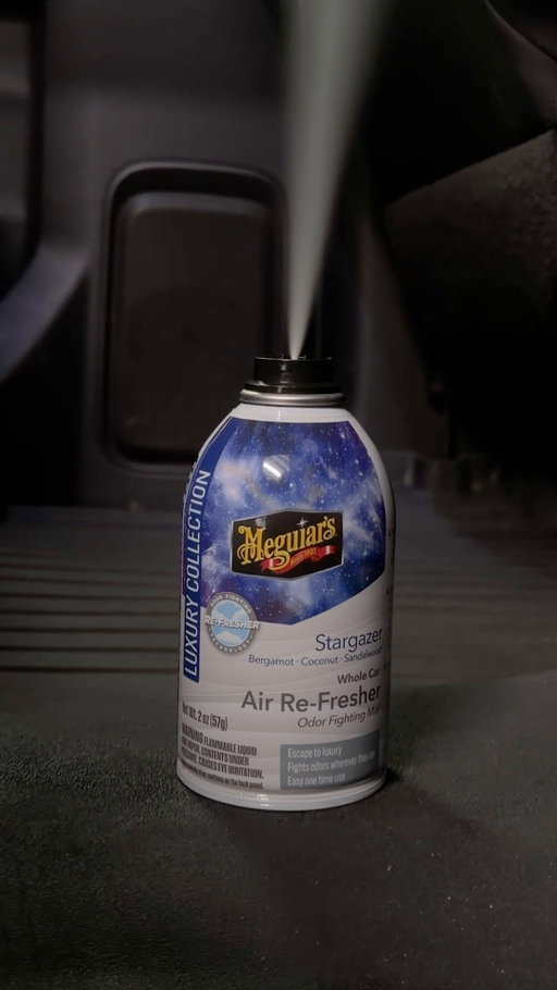 Who needs a refresher? How about a new scent for 2026?! Whole Car Air Refresher Stargazer refreshes your interior and leaves a luxurious scent behind that reminds you of bergamot, coconut, and sandalwood. Available now through Amazon! 

#meguiars #newproductalert #airrefresher #ReflectYourPassion