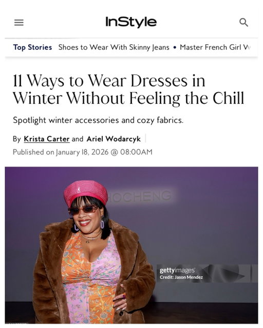 11 Ways to Wear Dresses in Winter Without Feeling the Chill

Spotlight winter accessories and cozy fabrics.

By Krista Carter  and Ariel Wodarcyk

Love this feature of this winter look one of my favorite #NYFW seasons, FW23 thank you @instylemagazine 
📸 @edward.berthelot x @gettyfashion @gettyimages 
@nystateofmind21 @modehunter @photographsbyj 

https://www.instyle.com/how-to-wear-dresses-in-winter-11887882

#newyorkfashionweek #streetstyleluxe #nycstreetphotography #nycstreetstyle