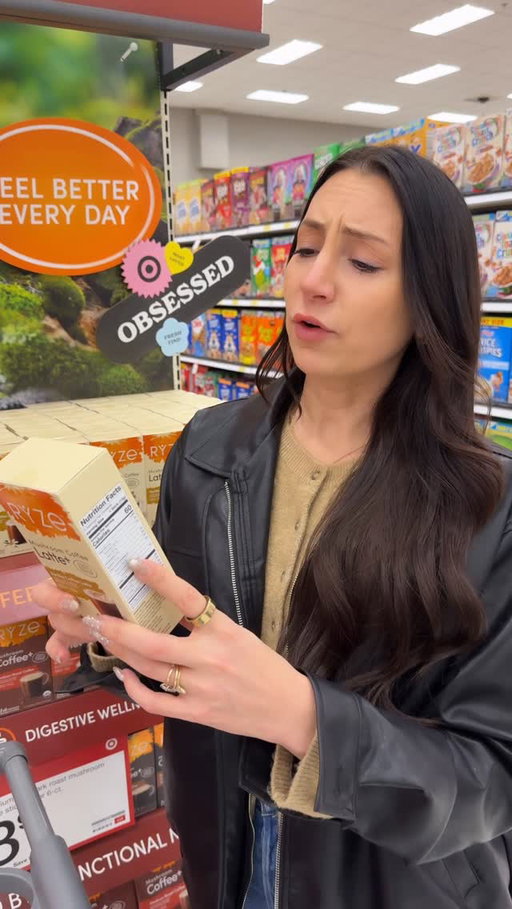 The list never stood a chance 😏 We find what we need as we go… including @ryzesuperfoods ☕️
️#ad #RYZEatTarget #RYZEPartner