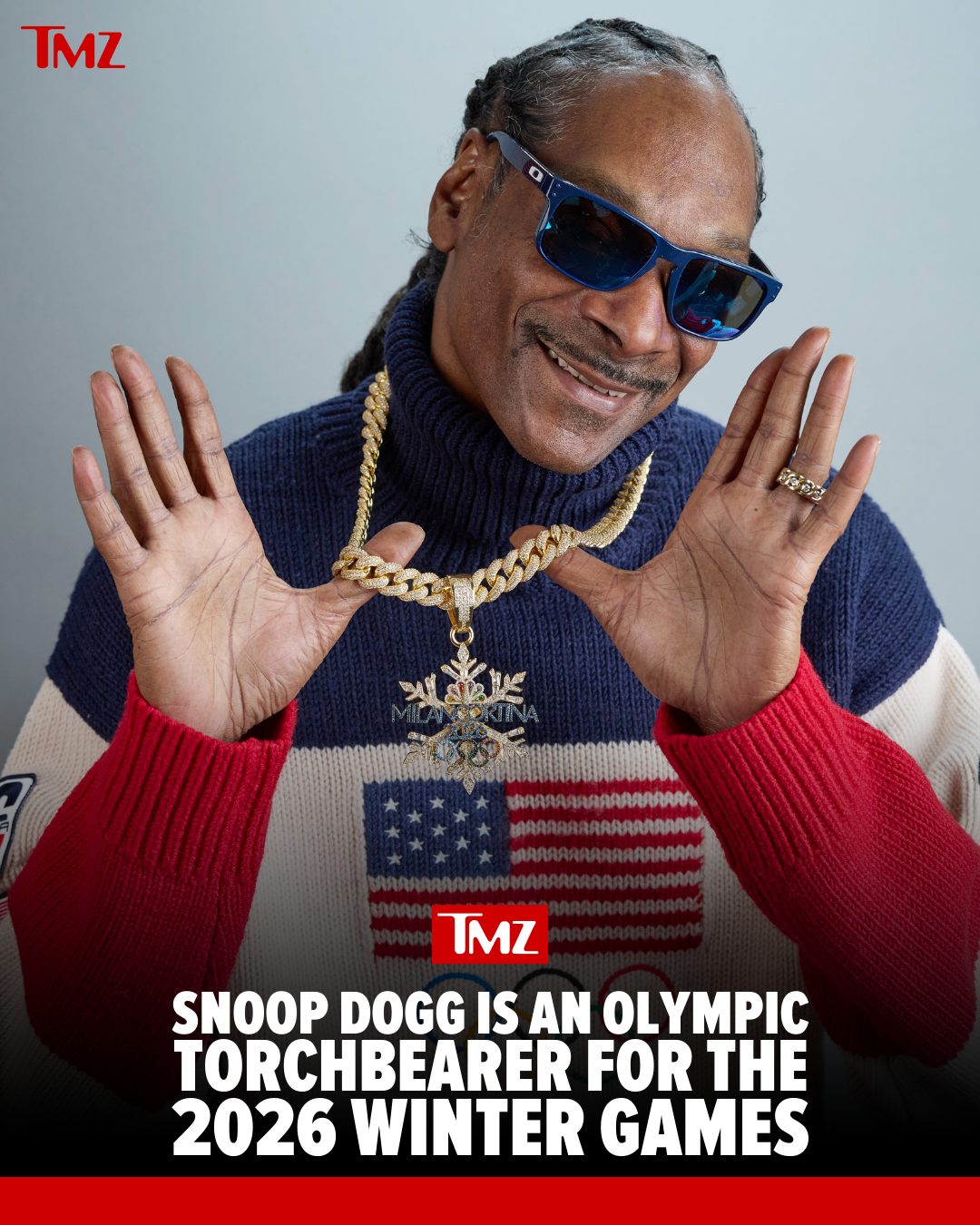 Snoop Dogg was blazin' up in Gallarate, Italy today ... but not like that! He's an official  torchbearer for the Olympic Winter Games! 🏅

Full story at the link in bio.