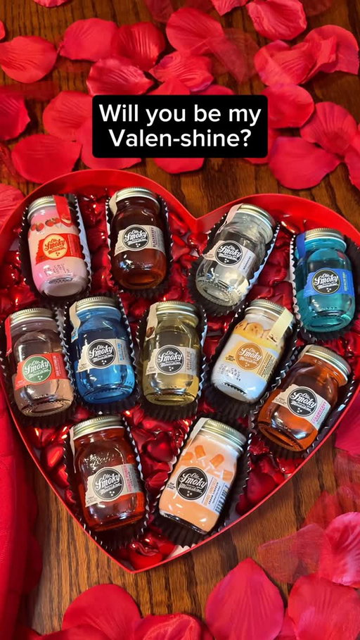 Get your darlin’ something special like some Moonshine Minis for Valentine’s Day
