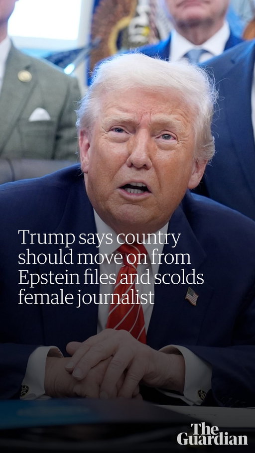 ‘Get on to something else'

Donald Trump has made a fresh plea for Americans to move on from the Jeffrey Epstein scandal while attacking a female reporter for not smiling while asking him about it.

In a press huddle in the Oval Office, CNN’s Kaitlan Collins asked Trump if there should be more transparency in the files after Epstein’s victims said they were unhappy at certain redactions.

Trump responded by saying some victims were unhappy that “too much” was released, before saying: “I think it’s time now for the country to maybe get on to something else like healthcare or something that people care about.”

The president then went on to scold Collins, saying: “I’ve known you for 10 years, I don’t think I’ve ever seen a smile on your face.”

“I’m asking about survivors of Jeffrey Epstein, Mr President,” Collins replied.