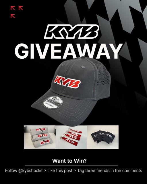 ‼️KYB Giveaway!‼️
We’re hooking five lucky winners up with a KYB swag pack. Entering to win is easy, simply:
✅ Follow @kybshocks 
✅ Like this post
✅ Tag 3 friends in the comments
That’s it. Winner will be selected Friday (2/6)— good luck! #KYB #KYBShocks #Giveaway #OffWeGo
