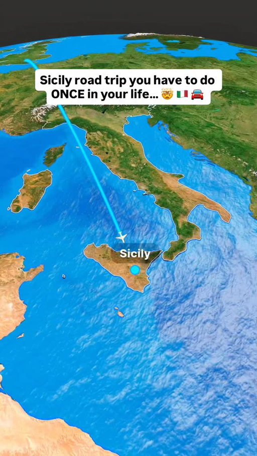 Comment ‘LINK’ for a FREE Sicily Road Trip Guide! 🇮🇹 🚘 

Heading to Sicily? ✈️ 

Make sure you add these locations to your itinerary! 🗺️ 

• Taormina (romantic, picturesque, beach) 
• Cefalù (coastal, landscapes, shops) 
• Palermo (history, culture, food) 
• Favignana (beach, hidden gem, cycling) 
• Stair of the Turks (photography, landscape, unique) 

To see more of Sicily - check out our full Sicily road trip video! Comment LINK for a DM 🇮🇹 

Sicily | Sicily Italy | Sicily road trip | Sicily itinerary #sicily #sicilyitaly #italy #sicilytourism #travelitaly