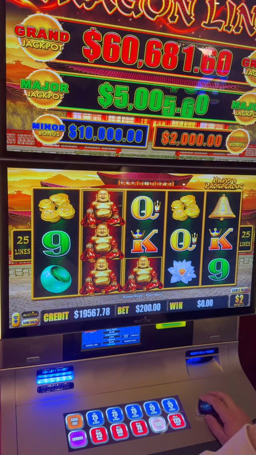 Part 2 of my biggest win ever! Watch till the end! #gambling #casino #money #comedy #slots