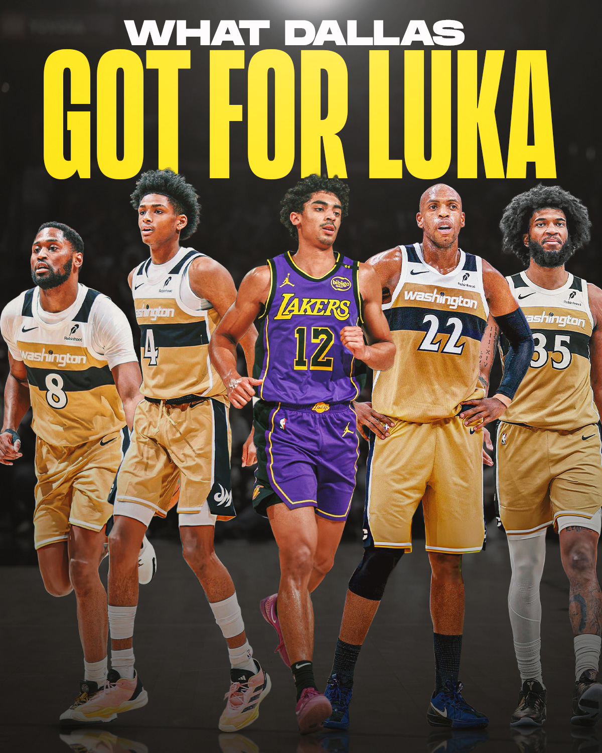 It's time to revisit the Luka trade.

After 29 total games of AD, the Mavs traded him just a year after they got him. 

So here's an updated look at what Dallas ended up getting for Luka Dončić:

🔸 Max Christie
🔸 Khris Middleton
🔸 AJ Johnson
🔸 Malaki Branham
🔸 Marvin Bagley III
🔸 3 first round picks
🔸 3 second round picks

Most of those picks came from the AD trade to the Wizards. The Mavs, of course, famously, only got one first rounder from the Lakers in the Luka deal.

Keep in mind this was Luka's résumé when the Mavs traded him away:

⭐️ 5x All-Star
⭐️ 5x All-NBA First Team
⭐️ 1x scoring champ
⭐️ Career averages of 28/8/8 
⭐️ Just led Mavs to NBA Finals

On the bright side, Dallas now has the means to build completely around Cooper Flagg.

They still have their potential lottery pick in the 2026 draft, as well as a potential late first rounder (OKC's pick).

They only have $150M in guaranteed money next year, which is well below the luxury tax and both aprons.

So there's plenty of room to build through the draft, free agency, or trades moving forward.

Losing Luka stings. It always will.

Looking at their return doesn't make it any better. 

But they do have a rising star in Cooper Flagg - and they can put the past behind them.