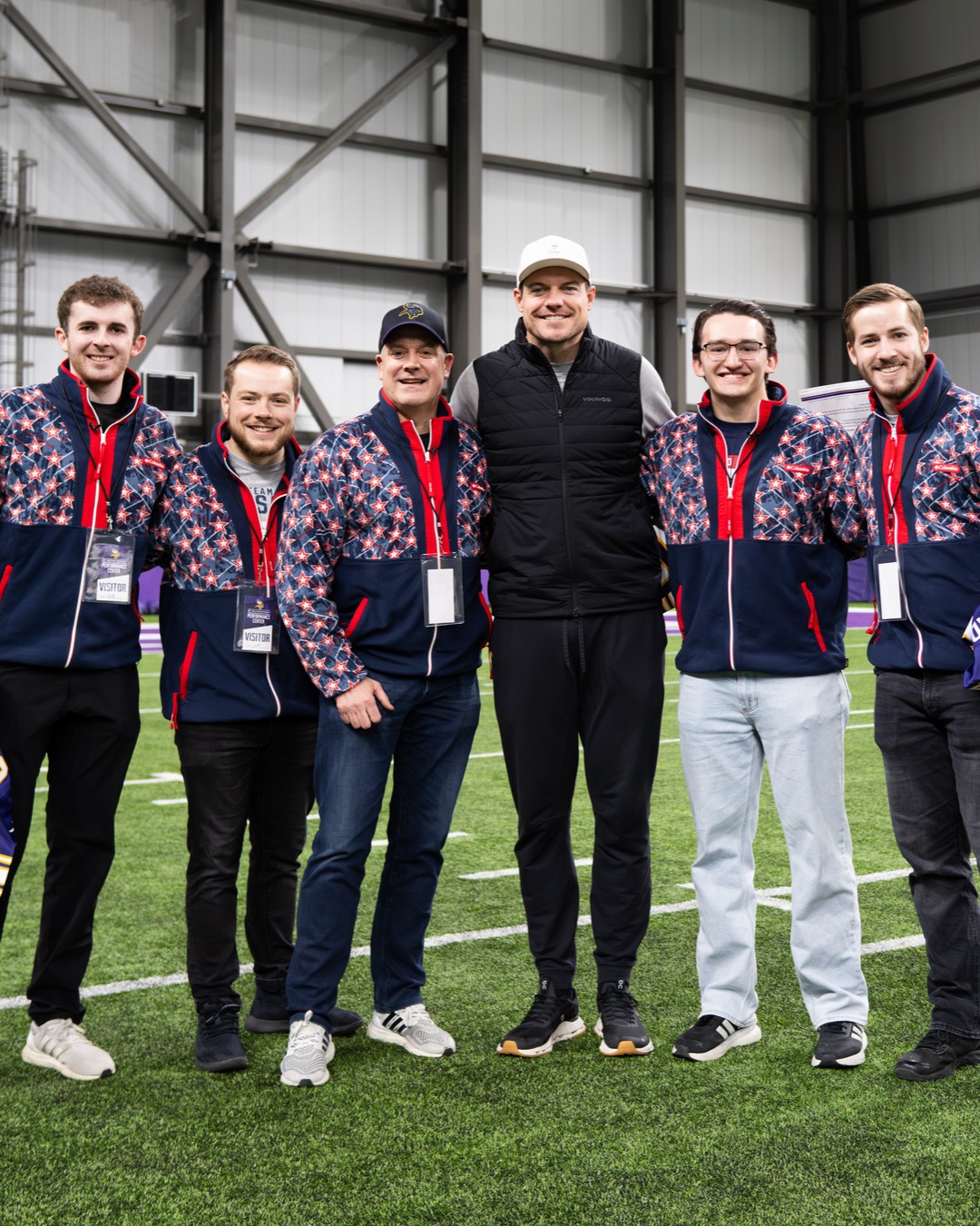@team__casper 🤝 Vikings⁣
⁣
Earlier this year, the 2026 Winter Olympics USA Men's Curling Team came out to TCOPC. Good luck in the 2026 Milano Cortina Winter Olympic Games!
