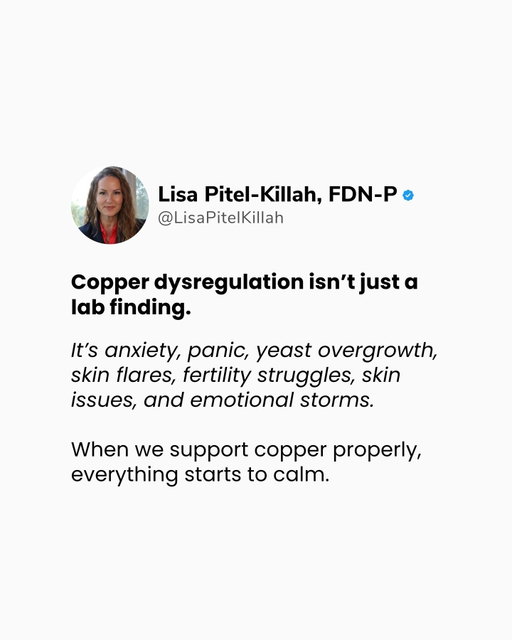 If you’ve felt anxious, reactive, inflamed, or stuck —
it’s not “all in your head.”

Minerals drive the nervous system.
Copper balance matters more than most people realize.