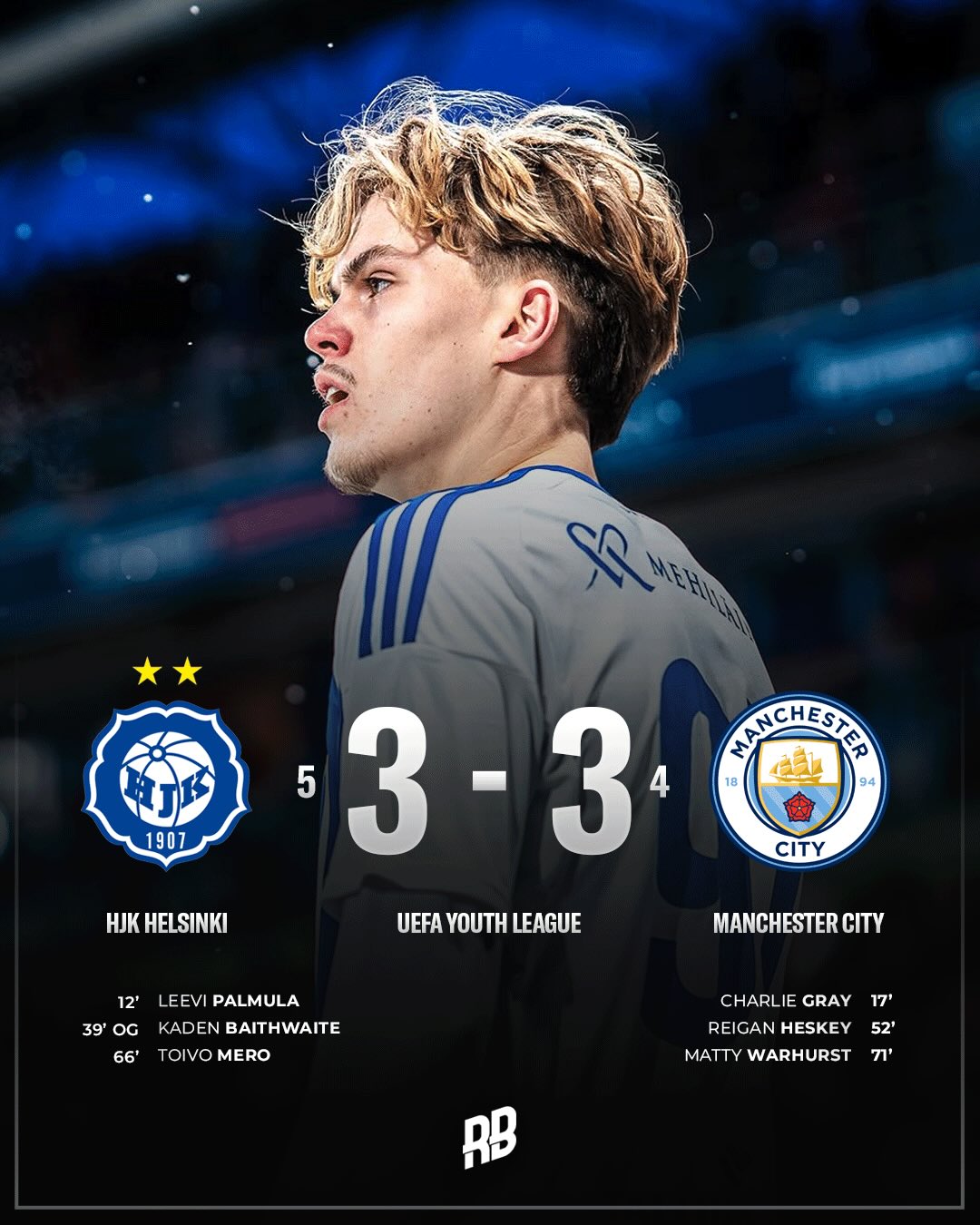 Some BIG academy sides were knocked out of the UEFA Youth League in the Round of 16 this week… 😳

* Manchester City ❌
* Barcelona ❌
* Ajax ❌
* Tottenham ❌
* Liverpool ❌
* Dortmund ❌

The beauty of youth football - so much talent showing their worth 👀👏🏽