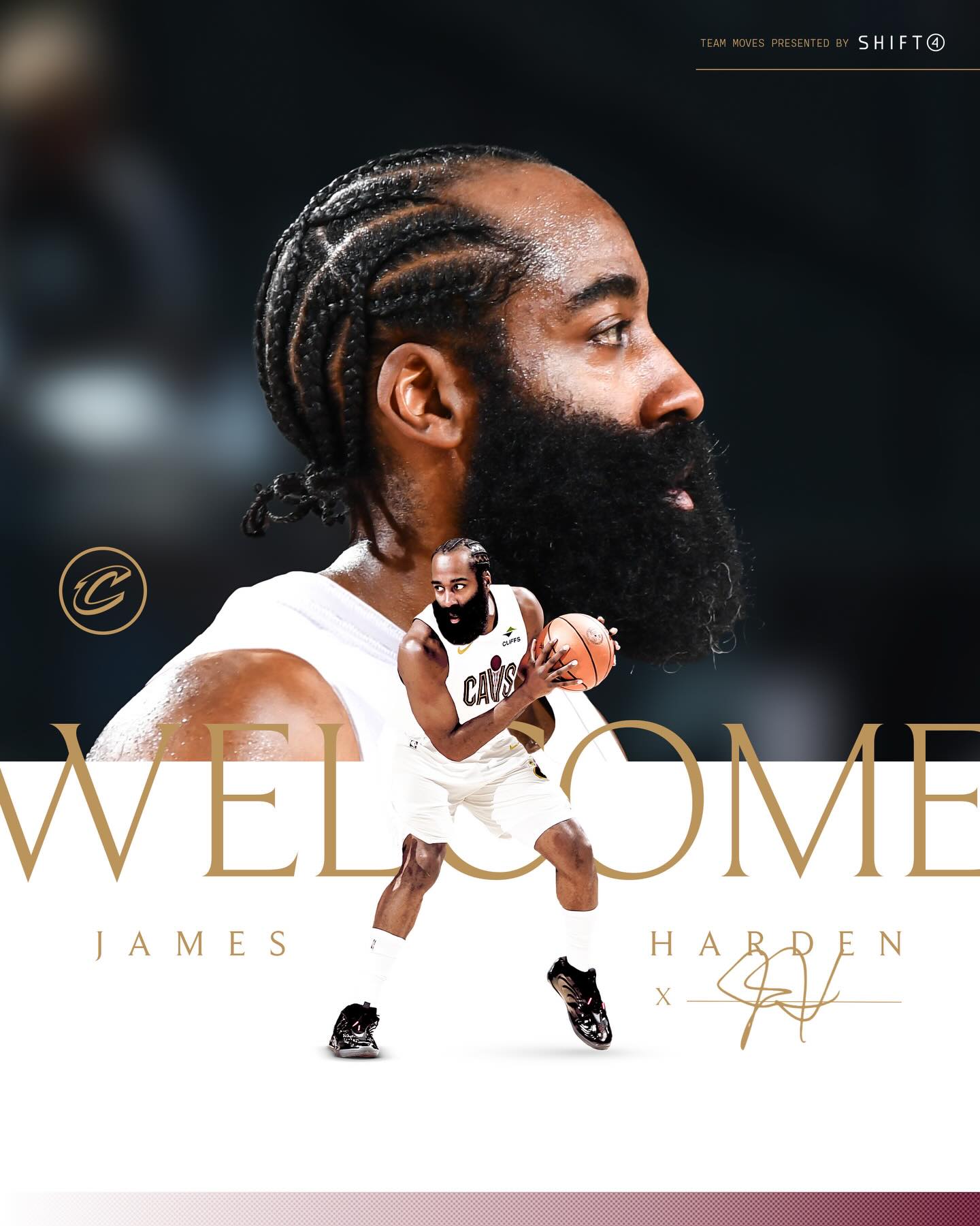 Welcome to the Cavaliers, James Harden!

@shift4 | #LetEmKnow