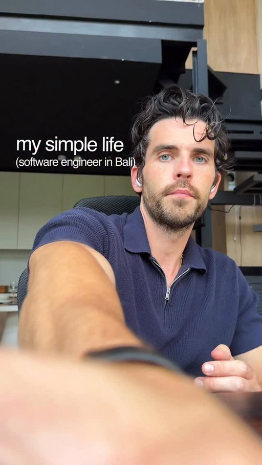 My simple life as Software Engineer in Bali

I say it’s simple, as I don’t own a car, rarely buy anything materialistic, and prioritise exercising. Whilst building a career, and investing what I earn and prioritising experiences. 

I read, gym and code/build things. I travel when I can (I used to be a full time digital nomad, but now only do it when I’m excited to travel or escape the European winter). 

If this is your vibe, follow if you’d like @andrewcodesmith