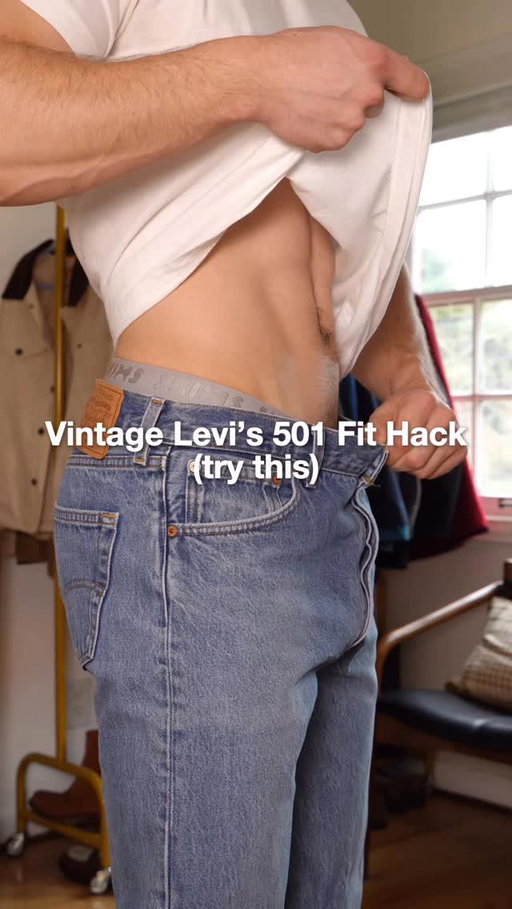 Vintage Levi’s 501 Fit Hack (READ⬇️)

Getting stuff altered isn’t necessarily a “hack” lol but by intentionally buying oversized 501s, it’ll give you much more room in the thigh region. 

When you buy your true size in vintage 501s, the waist and length fit fine, but if you even look at a squat rack for fun, you’re not getting those 501s over your thighs. Since they’re oversized, the thighs fit perfect and by altering them, you get the perfect fit in the waist and length. 

This is how you can rock an all time classic pair of denim without having to skip leg day😂

Let me know if you’re gonna try this! 

🏷️: Levi’s - Levi’s 501 - vintage 501 - vintage Levi’s 501 - 501 jeans - Levi’s 501 jeans

#levis501 #vintagelevis #vintagelevis501 #levisjeans #jeans