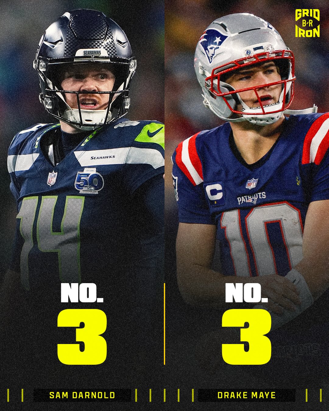 A look at where some Super Bowl starters were picked in the draft 👀