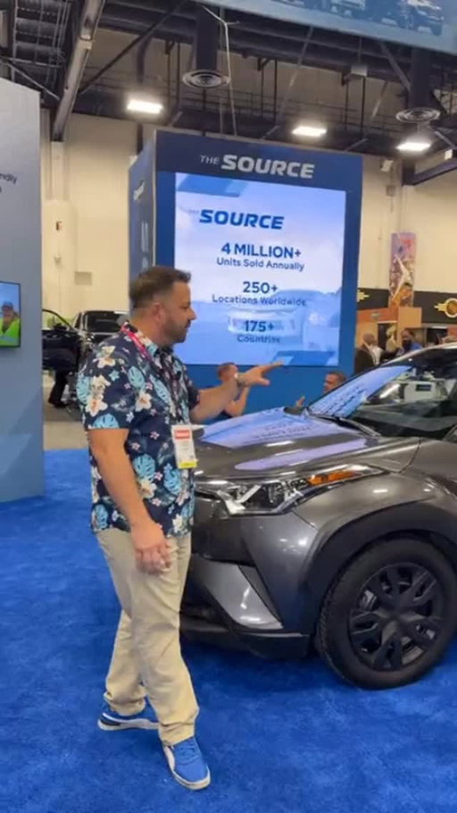 @luckylopez is auctioning his vehicle displayed at our NADA booth! This clean-title 2019 Toyota CH-R XLE is looking for a new home and will go for auction next month. Stay tuned… >> #nada #automotive #carlife #fyp #copart