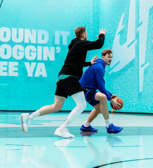 Won’t be able to blame coaching for ‘Mission Double-Double’ at the NBA Celebrity All Star Game next week. 9 days out from LA! @dallasmavs @cooper_flagg @antdavis23 @klaythompson
