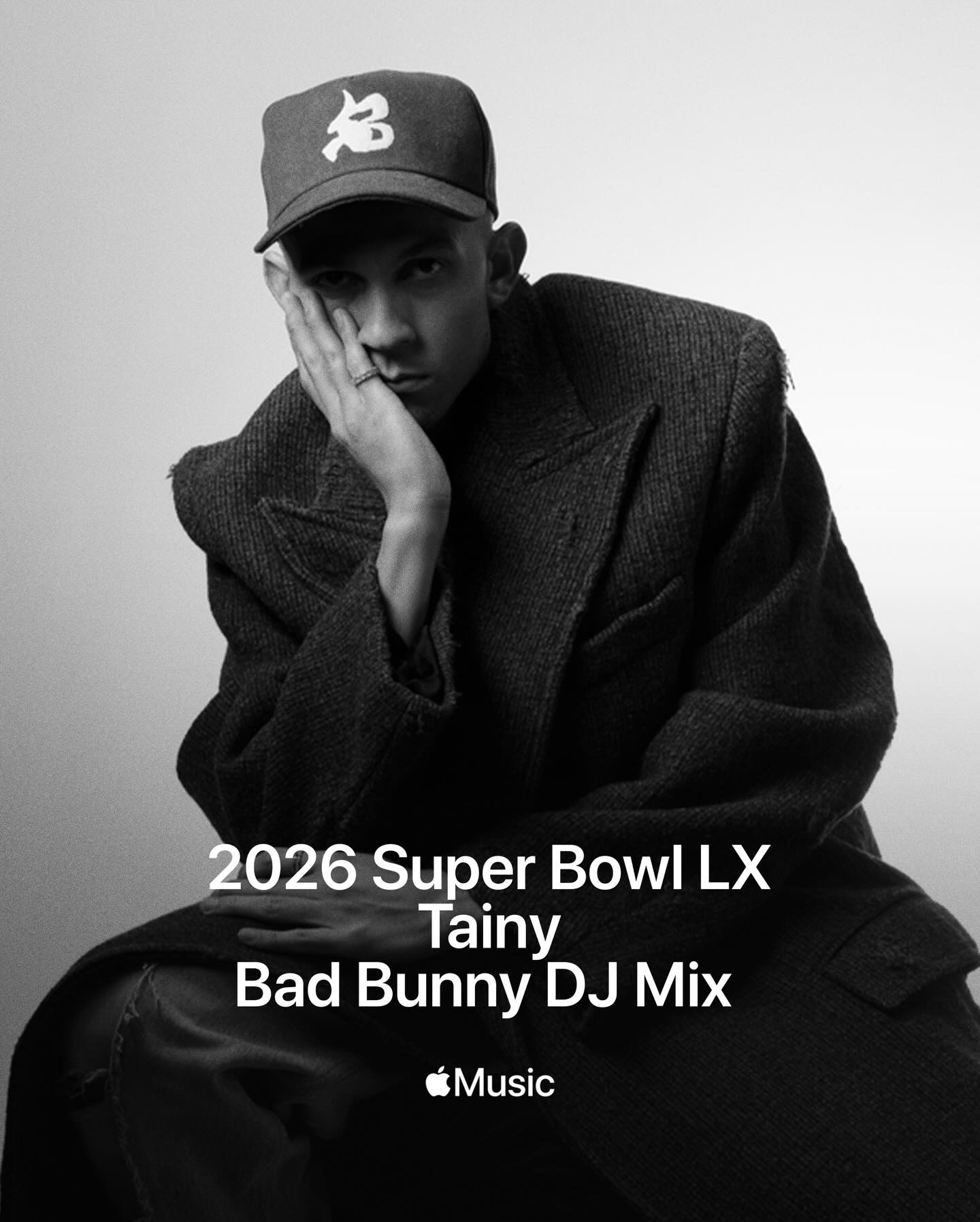 @tainy mixes @badbunnypr’s biggest hits together for an exclusive DJ set ahead of the #SBLX #AppleMusicHalftime Show. Listen now and watch the performance on February 8th.