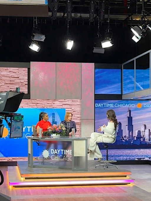 Getting the chance to share my own business on live TV was such a cool experience. I’m so thankful for the opportunity and for the people in my life who constantly support me. Truly such a surreal and fun moment at @wgnnews