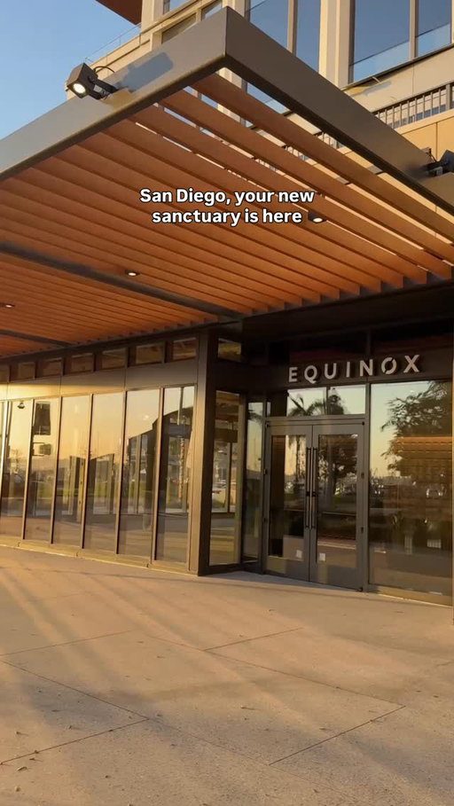 Floor-to-ceiling windows, waterfront recovery, zero compromises. Equinox Downtown San Diego is now open.
