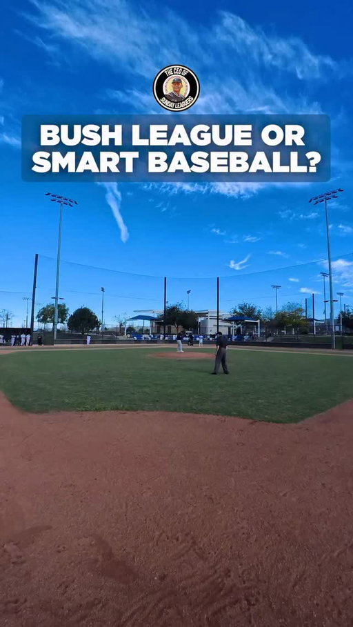 Smart baseball imo 🤷🏾‍♂️