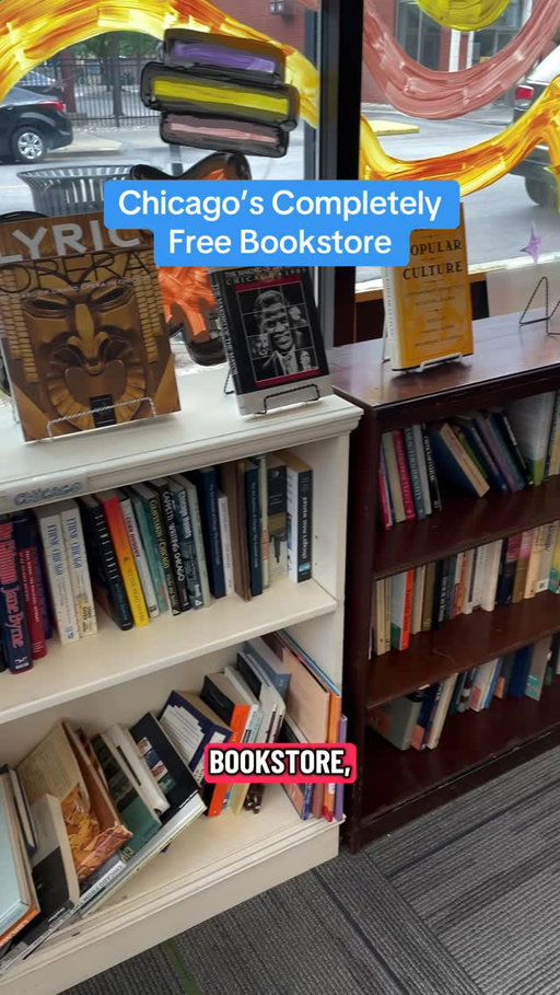 This Chicago bookstore has no prices and you can walk out with books - no checkout needed!
