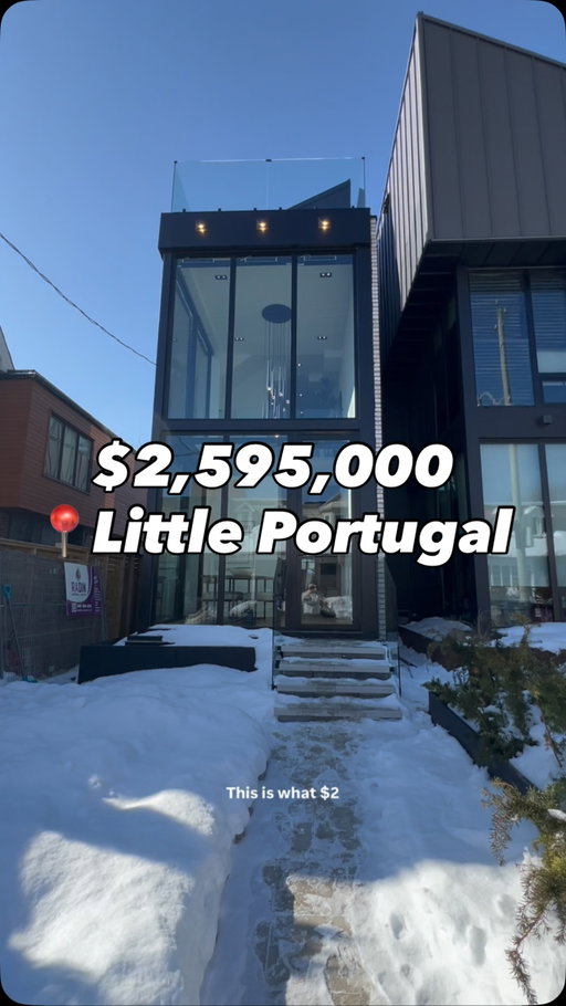 What 2,595,000 gets you in #toronto 

#luxuryhomes #interiordesign #realtor #littleportugal