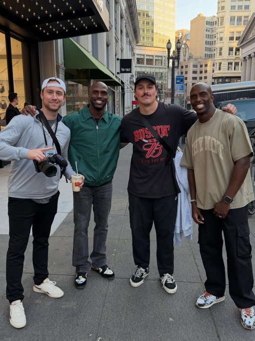 JP and Jack ran into a couple (Titans and Pats) legends