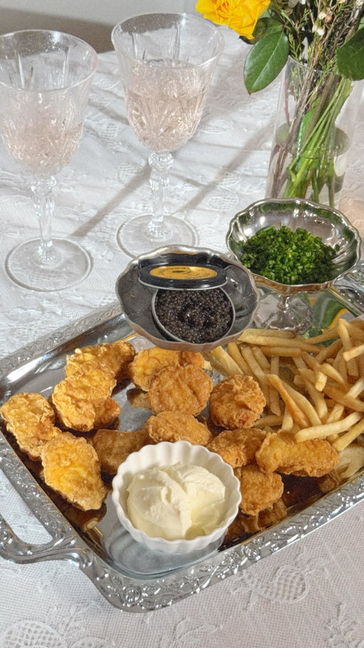 McDonald’s Caviar?!? 💕 @mcdonalds is giving free caviar out for Valentine’s Day!!! (gifted pr)

The kit is so cute. It includes @vermontcreamery crème fraiche, a mother of pearl spoon, caviar from @paramount_caviar, and a McDonald’s gift card for you to buy a mountain of McNuggets. 

They’re free while supplies last and dropping Feb 10th! 

Comment “caviar” for me to send you where to get em 💕

#caviar #valentinesday #mcnugget #mcdonalds