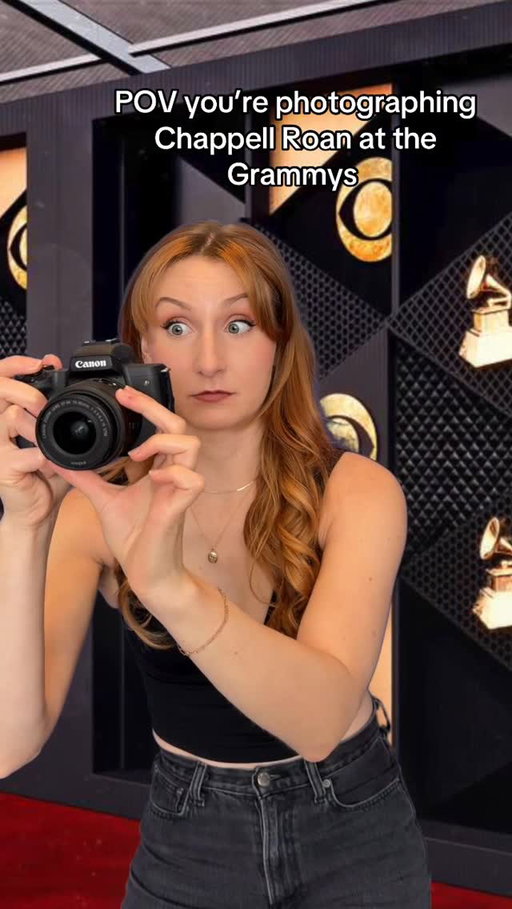 POV you’re photographing Chappell Roan at the Grammys #funnyvideo #funnymemes #chappellroan #grammys2026
