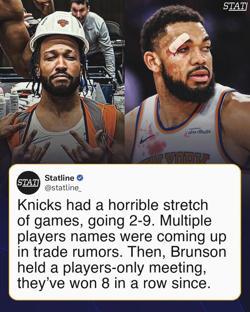 Knicks seemed to have pulled out of the Giannis sweepstakes because they like the team they have, and they're rolling right now 👀