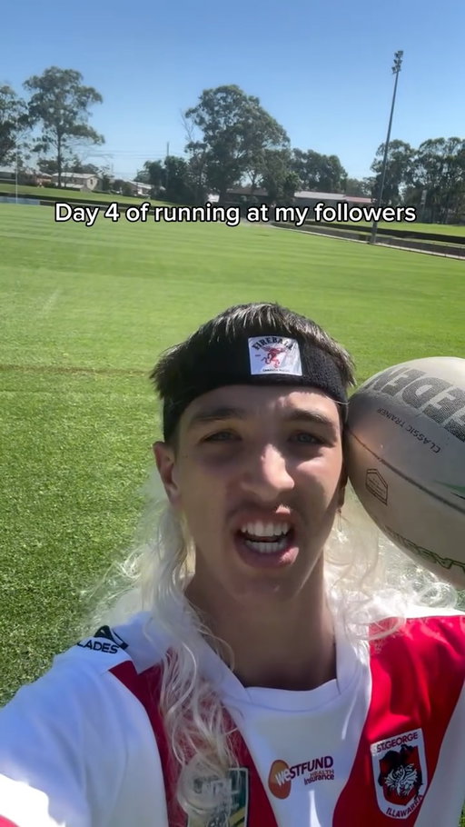 Day 4: running it at my followers 
#runitstraight #skit #nrl