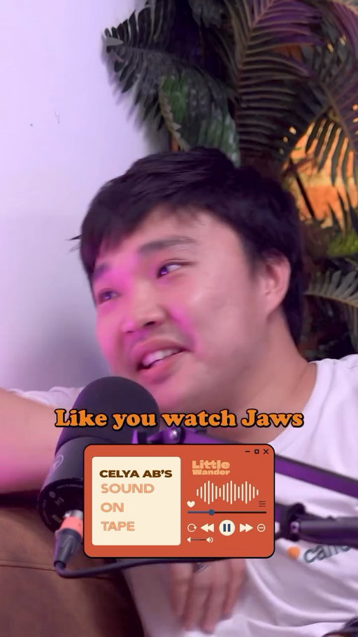 Every film should have a curtain call 🦈
Listen to the first episode of Celya AB’s Sound on Tape podcast, featuring Jin Hao Li!