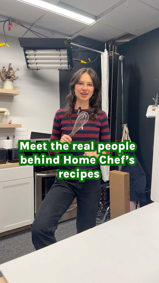 At Home Chef, our very real, very talented chefs write our recipes ✍️. Our culinary team reads every review and taste-tests every new flavor. Before a new recipe hits the menu, it spends months in development, where real people (with really good tastebuds 😝) make sure it’s perfect for our home cooks. Many of our recipes are inspired by our chefs’ own experiences, memories, and culinary backgrounds!
