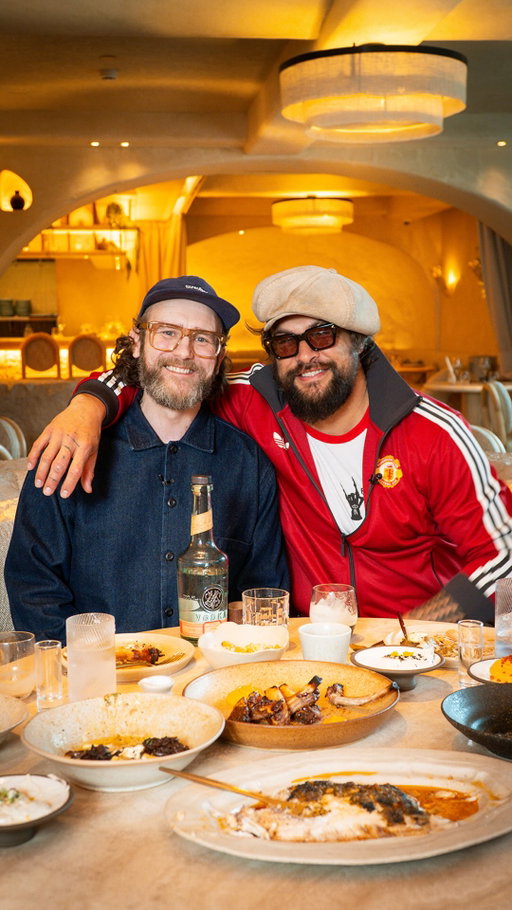 Nothing compares to your first United match. And we caught up with Jason Momoa before his... 🥺.

We took the one and only @prideofgypsies for lunch at @fenixrestaurants where he was blown away by the space and felt like he’d ‘landed in Greece.’ We chatted Manc pubs, being onstage with Ozzy for the last time, and of course his beloved Reds. Head to the link in @mcrfinest bio to see more from our latest episode of mEats.
