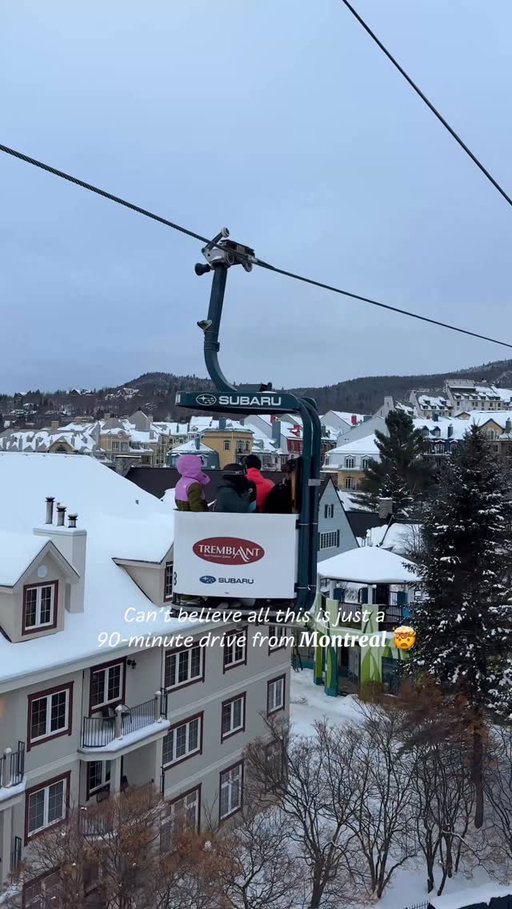Mont-Tremblant is just a 90-minute drive from Montreal.
These are some places you can’t miss.

🌲 Sentier des cimes Laurentides
Raised wooden trail through the forest.
Nearly one kilometre long.
40-metre observation tower.
360° views of the Laurentians.
@sentierdescimeslaurentides 

🚠 Panoramic Gondola + Mont-Tremblant Village
Ride up for wide mountain views.
Walk through the pedestrian village below.
Restaurants, shops, lively atmosphere.
@monttremblant 

🐕 Dog sledding — Kanatha-Aki Nature Centre
Guided dog sledding experience.
Run by a passionate family team.
Strong respect for nature and animals.
@kanatha_aki 

♨️ Scandinave Spa Mont-Tremblant
Nordic thermal experience.
Hot baths, cold plunge, sauna.
Located in a quiet natural setting.
@scandinavetremblant 

🍽️ SEB L’Artisan Culinaire
Easily one of the best Michelin-star experiences in Mont-Tremblant.
Everything was so good.
@seblartisanculinaire 

🏨 Le Grand Lodge Mont-Tremblant
Scandinavian-style lodge on Lac Ouimet.
Spacious suites with fireplaces.
Short drive from Mont-Tremblant village.
@legrandlodgemonttremblant 

📌 Save this for your next trip.

#MontTremblant #Laurentians #Canada #ExploreQuebec #beautifuldestinations