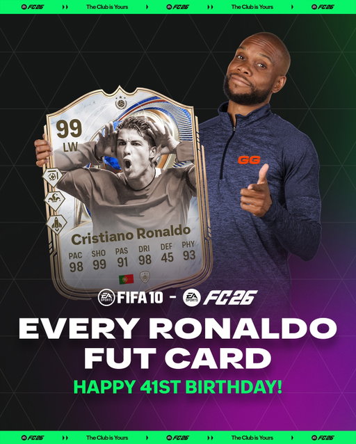 Happy birthday to the FUT 🐐!
What’s the best CR7 card ever?! 🤔 
__

🙏🏾 HOW TO SUPPORT THIS CHANNEL 🙏🏾

💰 Comment or DM “JFT” to learn how to make 1 million coins without FP by trading 

❤️ Follow @chuboi for daily FUT posts.