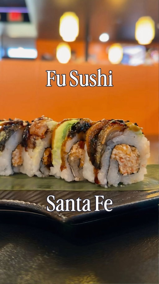 This is the kind of place I would recommend when you’re craving sushi in Santa Fe and want plenty of options without spending a ton of money!

I recently stopped by Fu Sushi for a late lunch because I love sushi and have been wanting to try one of Santa Fe’s new all you can eat sushi spots now that they’ve been open for a little while. Overall I had a really good experience! For the price, it’s a great deal. My favorite roll was the Black Dragon Roll and the sashimi hit the spot. There was honestly only one roll I truly didn’t like, and the server was kind enough to swap it for something else. But all my 👍🏻/👎🏻 ratings shown in my Reel are my options, so try whatever sounds good to you!

Fu’s menu is double-sided showing Standard items for $19.99 per person on one side or Premium for $30.99, which also includes all items on the Standard menu! I’d personally get Premium every time because I love sashimi, and that’s only available for Premium. Kids under 4 eat free and kids ages 4 to 7 are $9.99, though I wasn’t totally clear if that includes both menu options.

Find Fu Sushi in College Plaza South by the (now closed) Smith’s on Cerrillos here in Santa Fe, New Mexico. They are open daily 11:00 am to 9:00 pm except closed on Tuesdays. Have you been to Fu Sushi yet? What should I order next time? #FuSushiSantaFe #SantaFeNM #SantaFeNewMexico