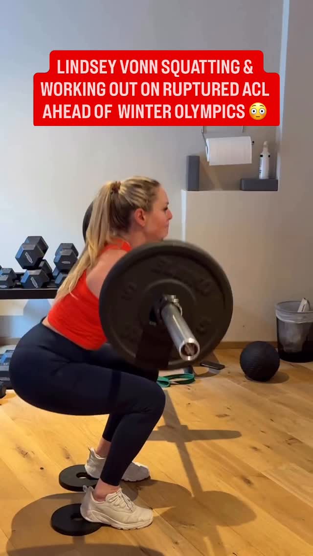 The 41-year-old U.S. skiier, tore her left ACL last Friday during a downhill race.

She says she plans to still compete in the Winter Olympics, with one of her events starting on Sunday.

Unreal toughness😱💪

(Via @lindseyvonn)