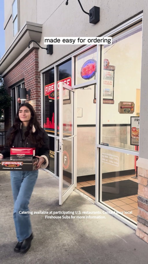 Big Game. Food handled. Zero stress. Firehouse Subs catering platters are made for watch parties. Order for pickup or delivery.
