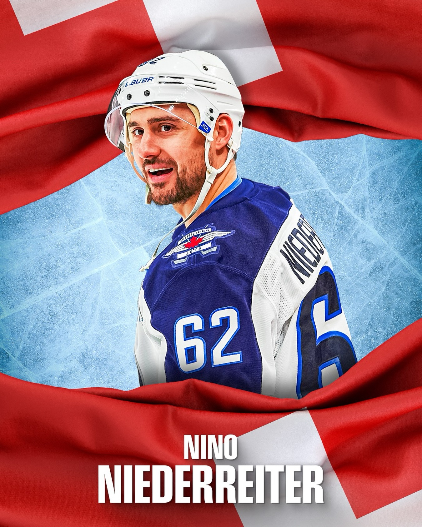 Nino Niederreiter will be the flag bearer for Team Switzerland at The Winter Olympics! 🇨🇭

Dr Nino Niederreiter wird dr Fahneträger vor Schwiizer Delegation a dä Olympische Winterspiele 2026! 🇨🇭

#MilanoCortina2026 #WinterOlympics