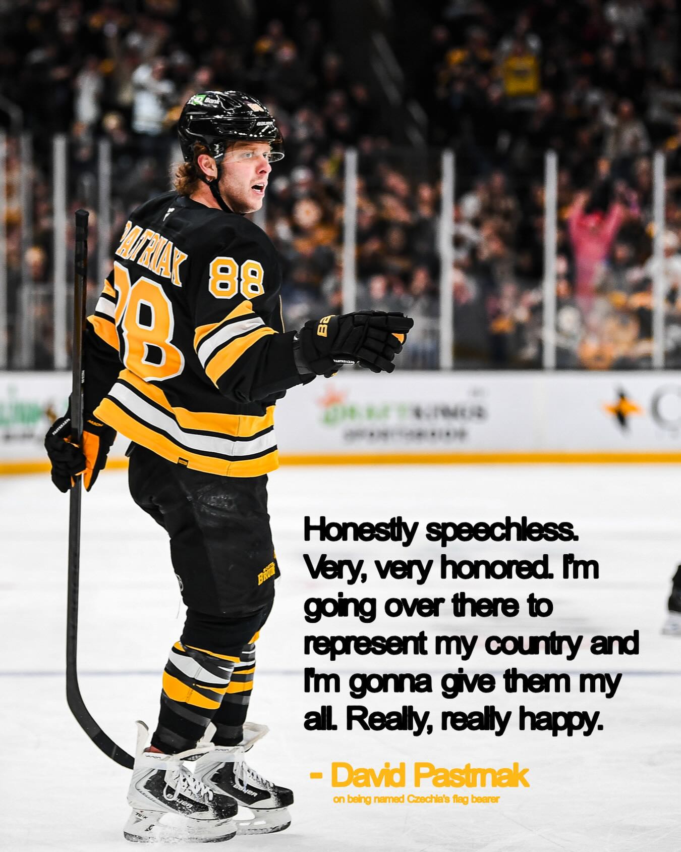 Czech out Czechia’s flag bearer for the Winter Olympics Opening Ceremony 🍝🇨🇿