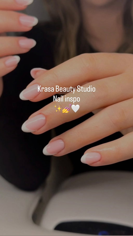 @krasa.dallas gave me the most insane Russian manicure I’ve ever had in my life!! Cuticles are GONE, I definitely visiting them for any nail/hair needs💕💅